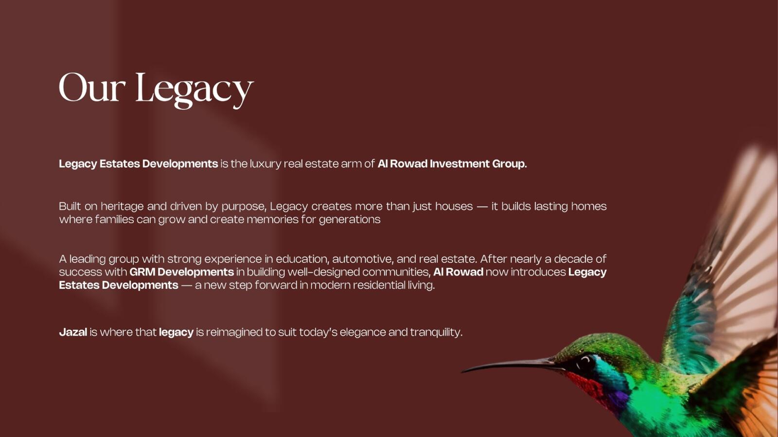 about legacy estates